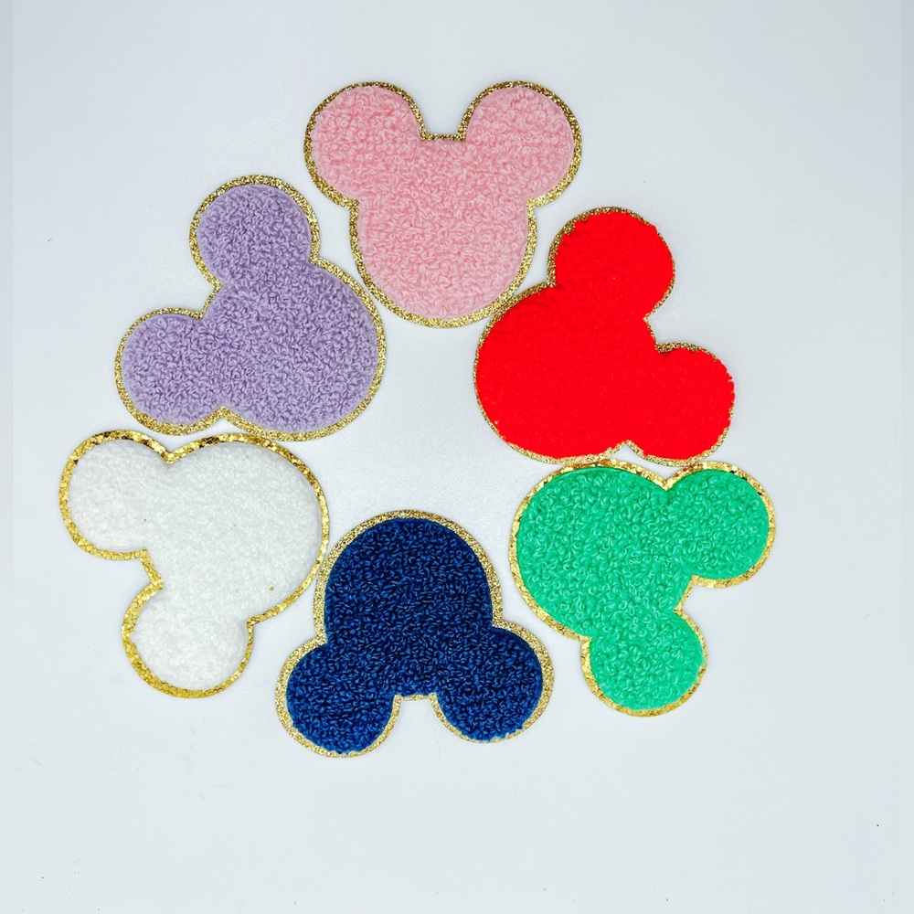 Chenille Mickey Mouse patch
